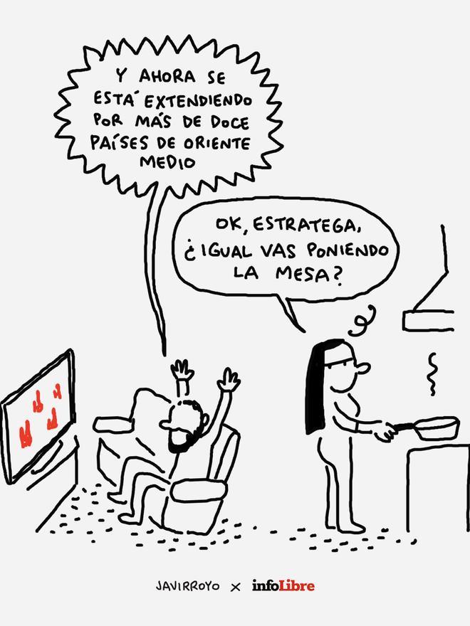 Y la mesa sin poner.