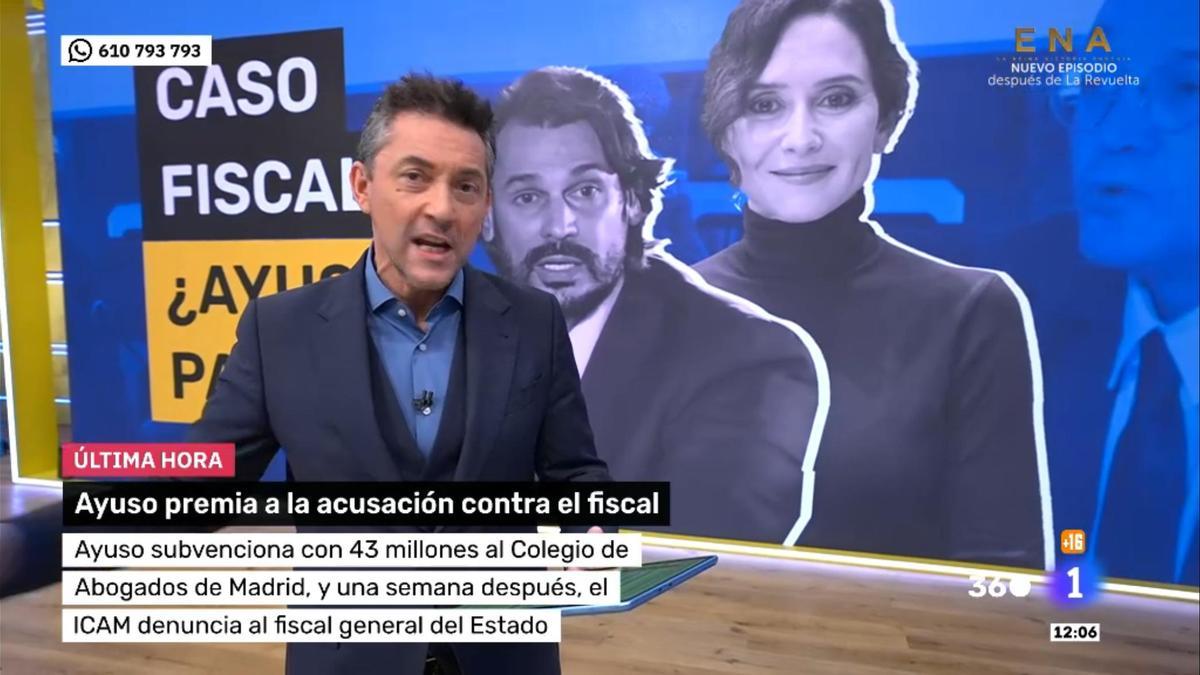 El gráfico por el que Ayuso ha denunciado al programa 'Mañaneros'.