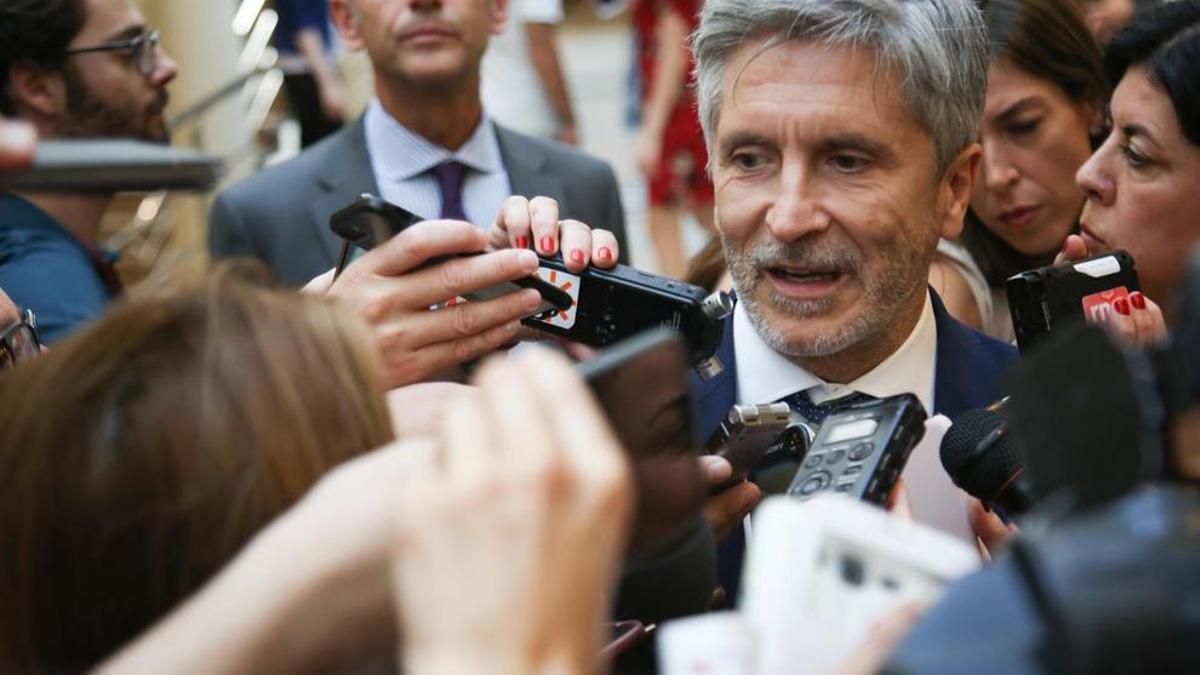 El ministro del Interior, Fernando Grande-Marlaska.