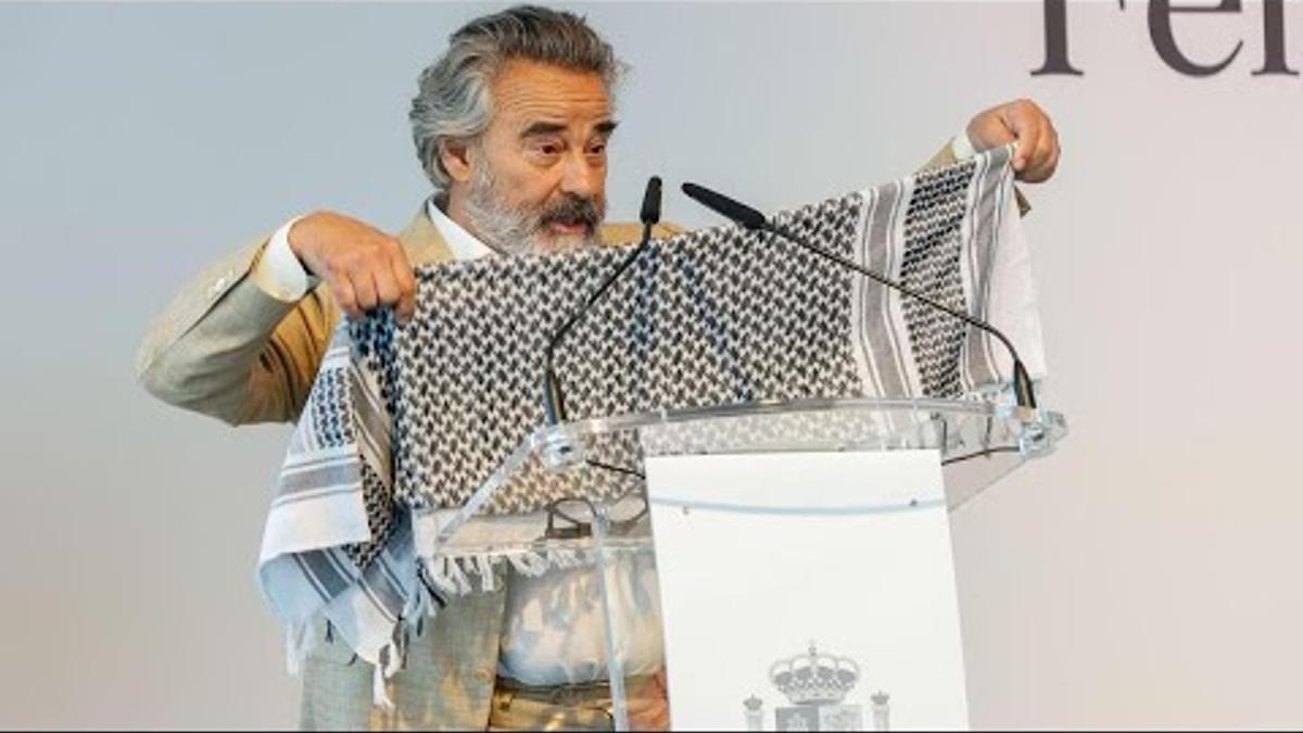 Eduard Fernández alza la voz a favor de Palestina: 