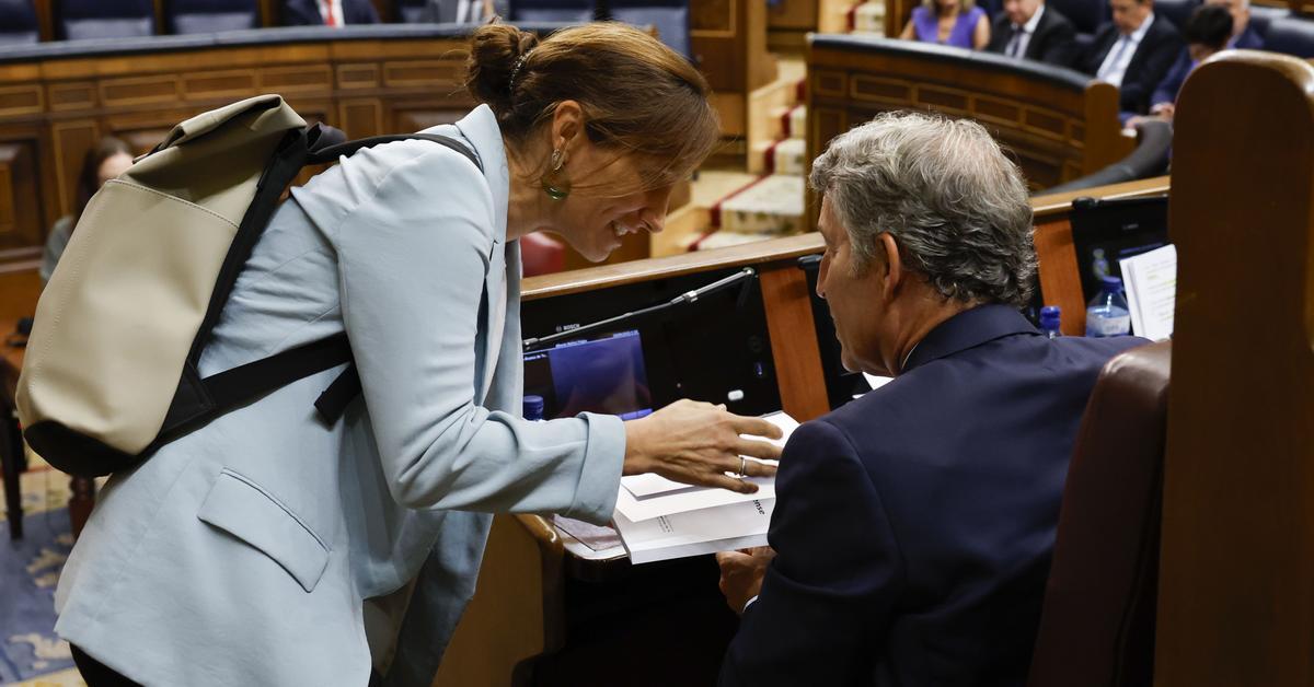 Mónica García entrega a Feijóo y Abascal un informe médico sobre el "horror" en Gaza: "No podrán decir que no lo sabían"