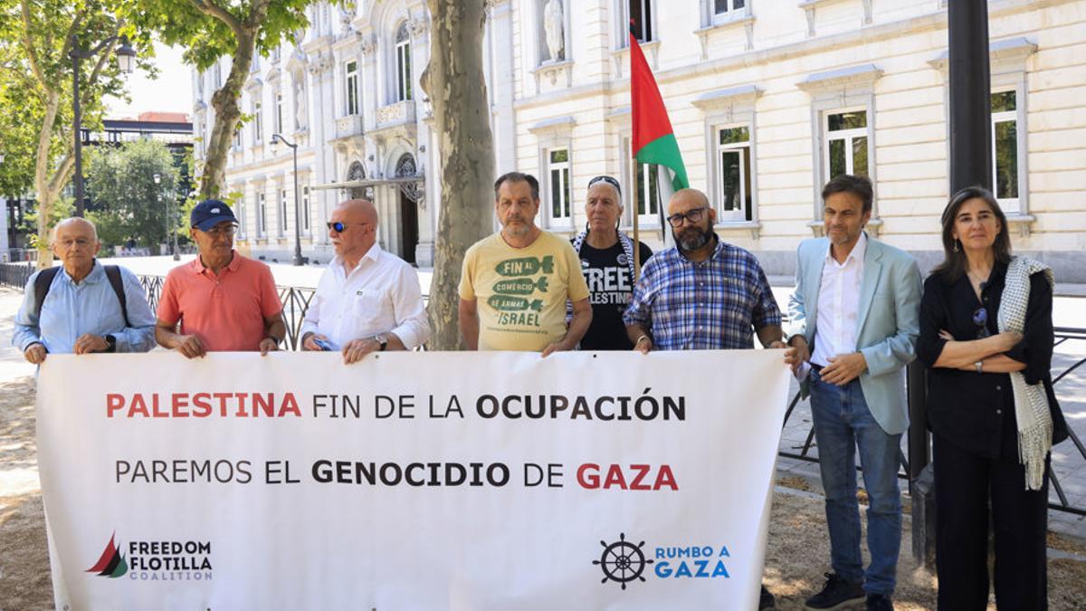 La Flotilla de la Libertad denuncia a Netanyahu ante la Audiencia Nacional por el abordaje del 'Madleen'