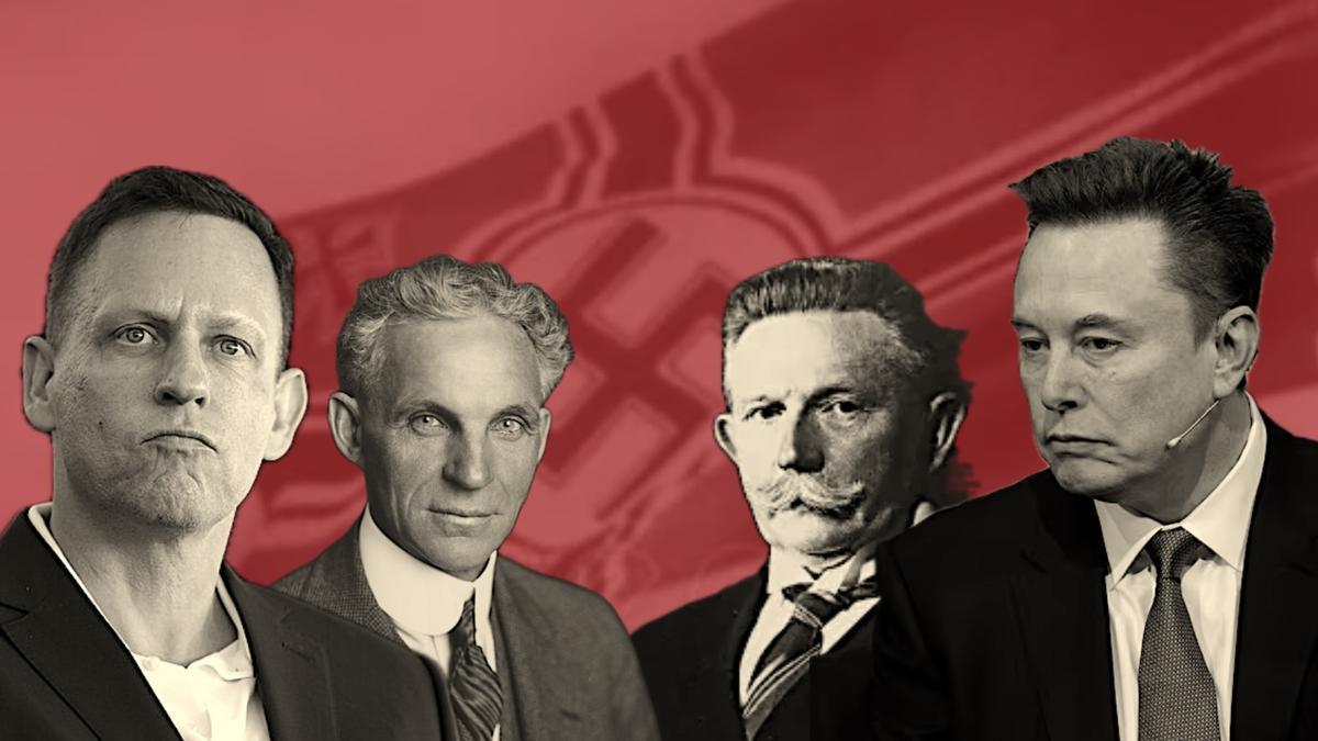 Peter Thiel, Henry Ford, Alfred Hugenberg y Elon Musk.