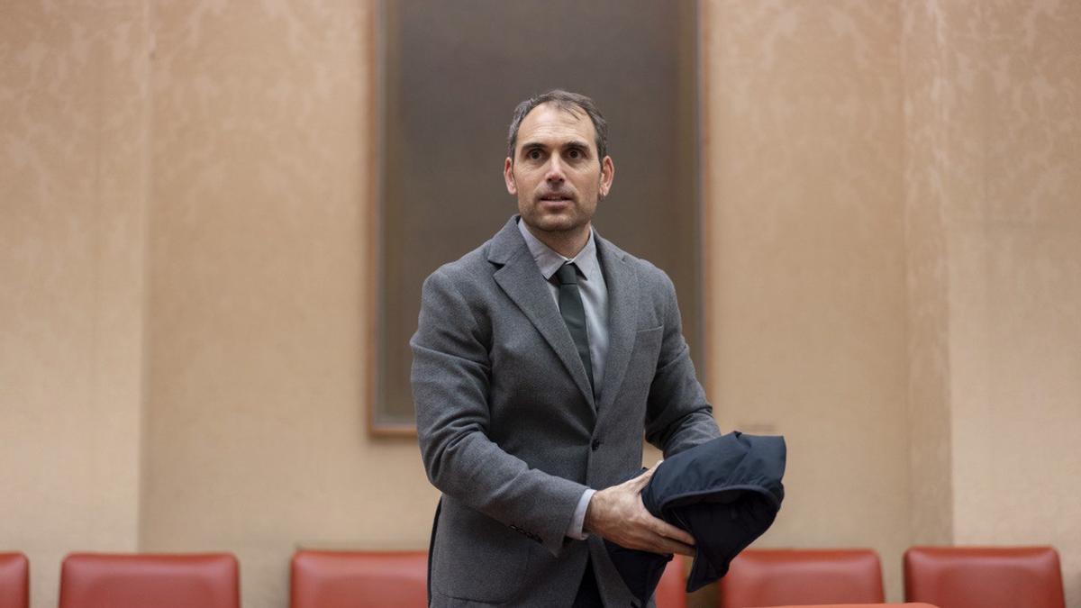 Toni Valero, en el Congreso.