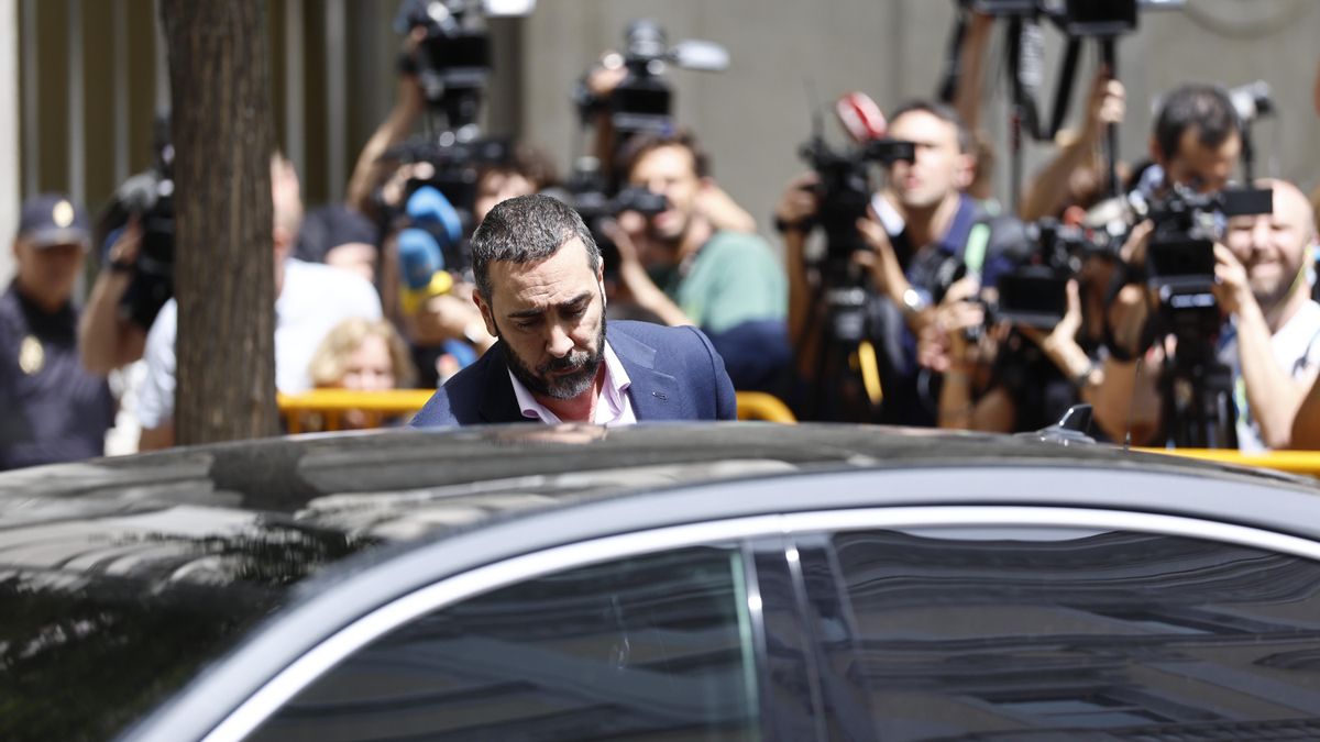 El empresario Víctor de Aldama a su salida del Tribunal Supremo.