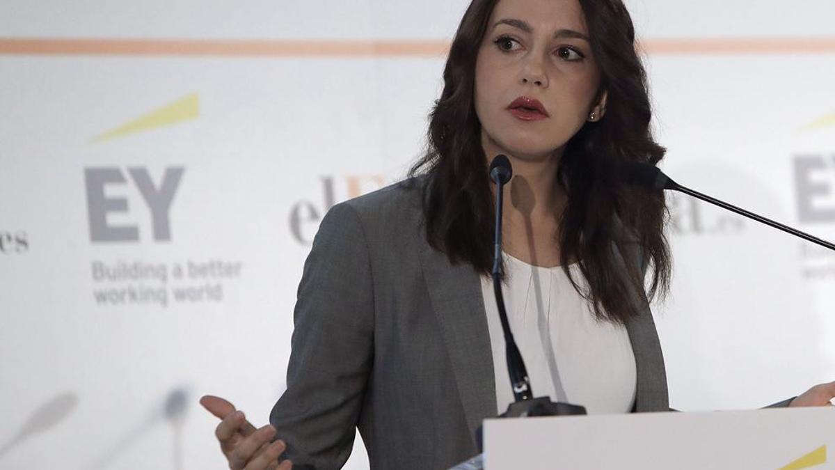 La líder de Ciudadanos en Cataluña y portavoz nacional del partido, Inés Arrimadas.