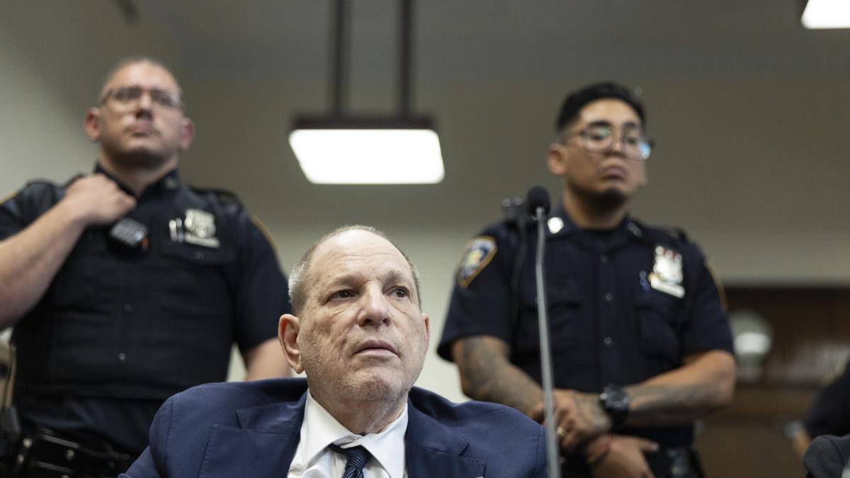 Harvey Weinstein comparece ante el Tribunal Penal de Manhattan en Nueva York.