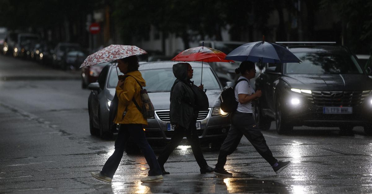 Aragón, Castilla-La Mancha, Cataluña y Valencia en alerta naranja por lluvias de hasta 40 litros en una hora