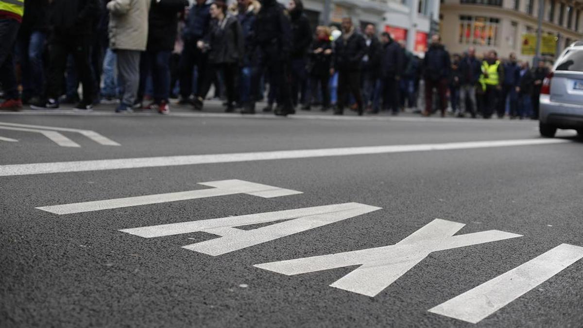 Los taxistas llevan once días en huelga, desde el pasado 21 de enero.