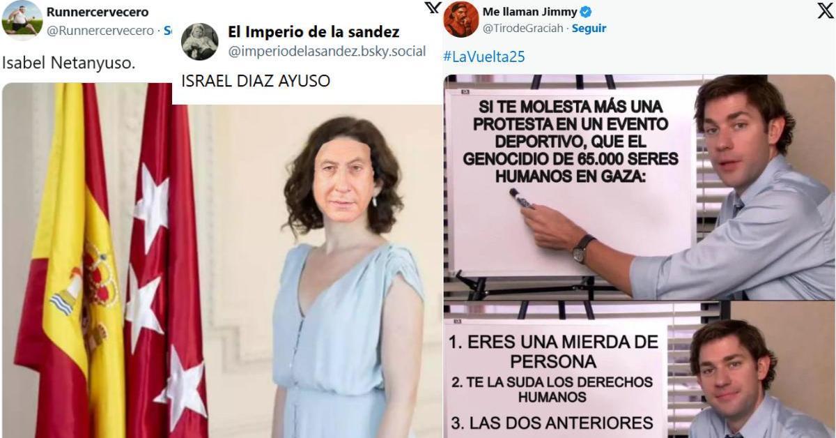 "Israel Díaz Ayuso", las redes critican a la líder madrileña por su apoyo al gobierno de Netanyahu