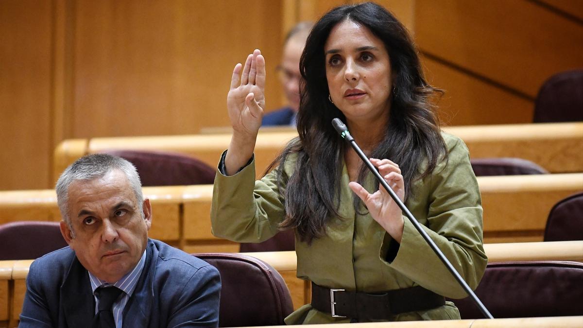 La senadora de Vox, Paloma Gómez Enrique.