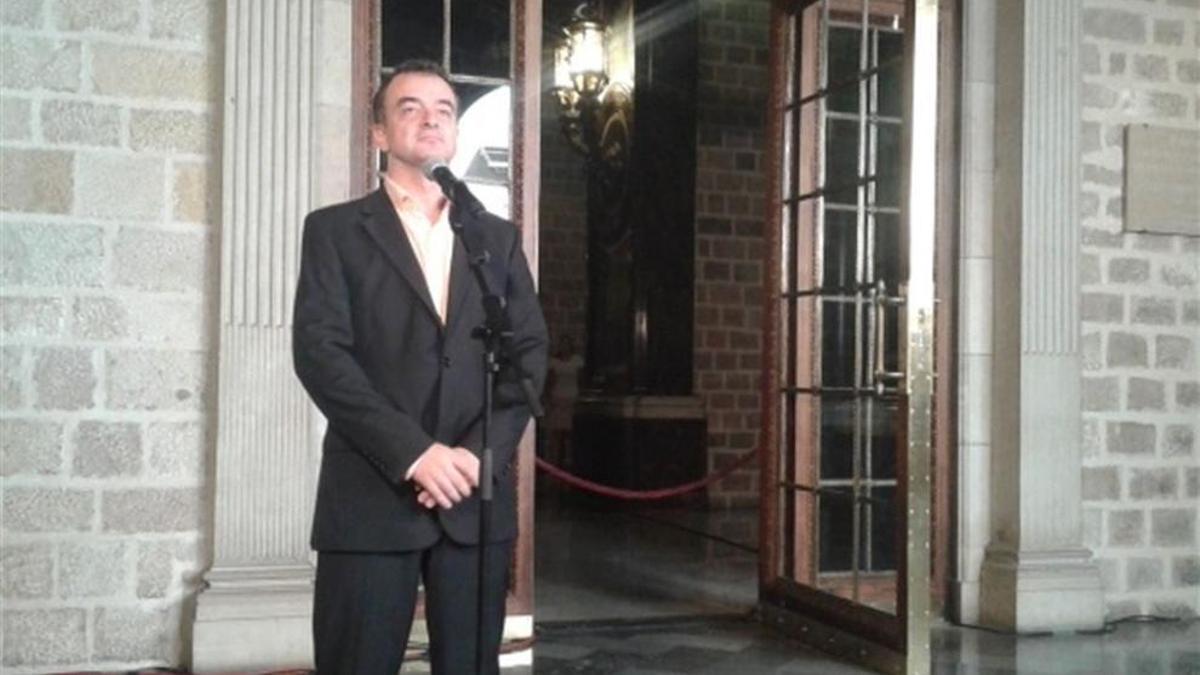 El líder de ERC en el Ayuntamiento de Barcelona, Alfred Bosch.