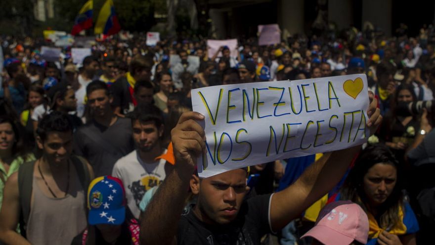 Manifestación en Venezuela.