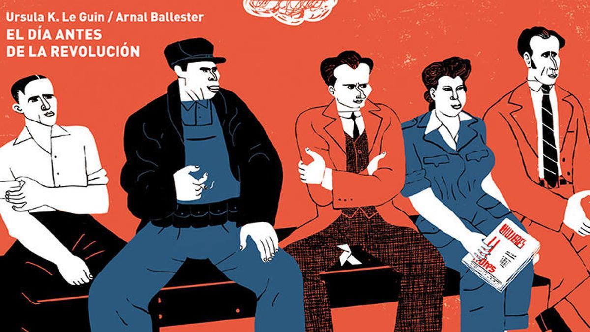 Ilustraciones de 'El día antes de la revolución', de Ursula K. Le Guin.