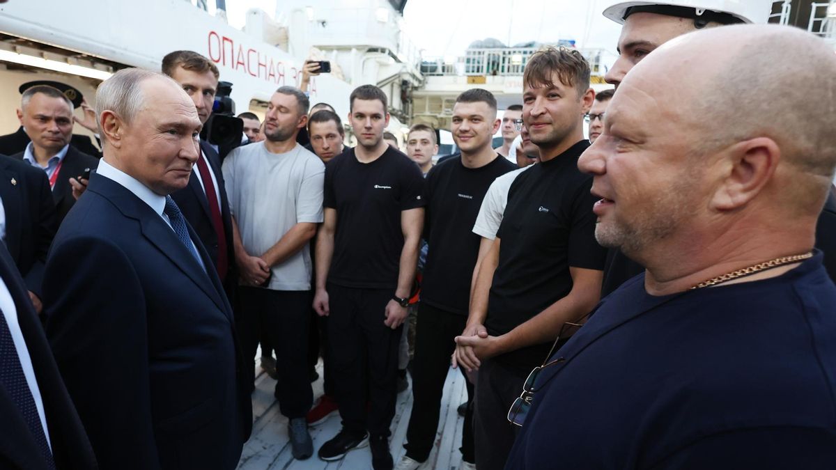 El presidente ruso, Vladímir Putin, en la terminal marítima de Vladivostok, Rusia, el 2 de septiembre de 2026.