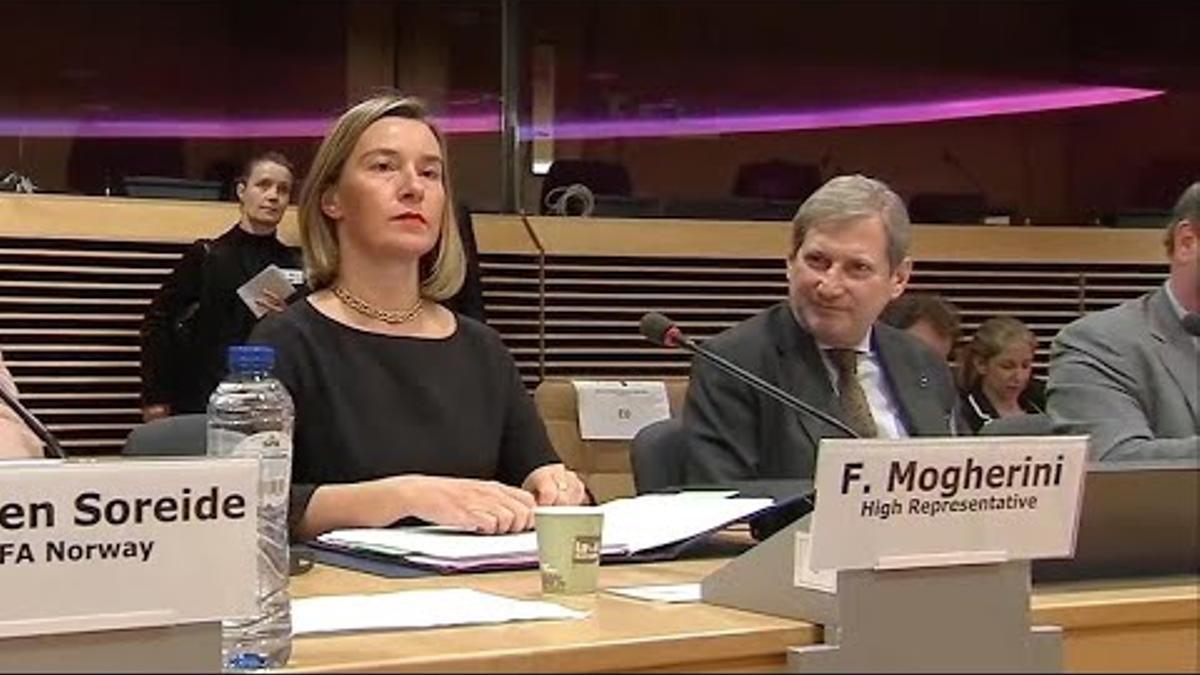 La exjefa de la diplomacia de la UE Federica Mogherini, imputada por corrupción