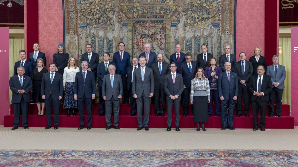 El Patronato de la Fundación pro Real Academia Española en el Palacio Real de El Pardo, a 29 de enero de 2025.