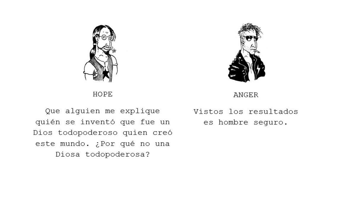 Hope & Anger: ¿Y si el mundo lo hubiera creado una diosa todopoderosa?