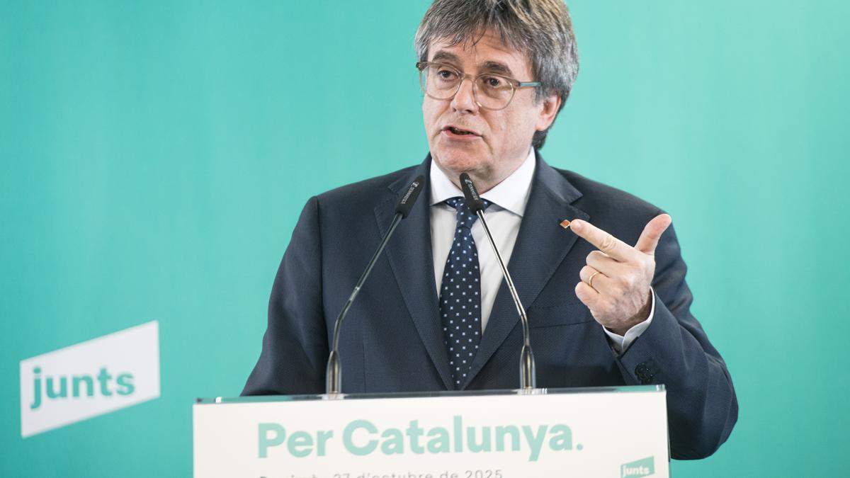 Puigdemont presume de que Junts "ha cumplido" con lo pactado y culpa al PSOE de no usar "las palancas de poder"