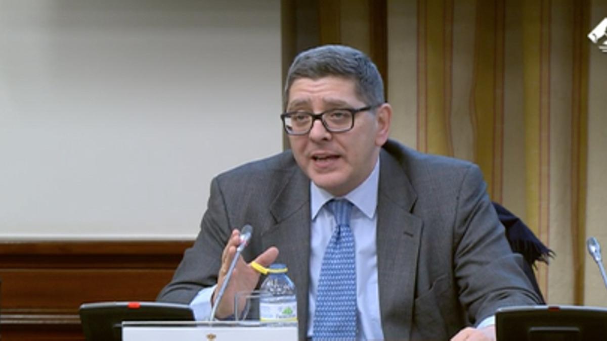 El catedrático de Procesal y aspirante a magistrado del Tribunal Supremo Julio Banacloche, durante un acto del PP en el Congreso.