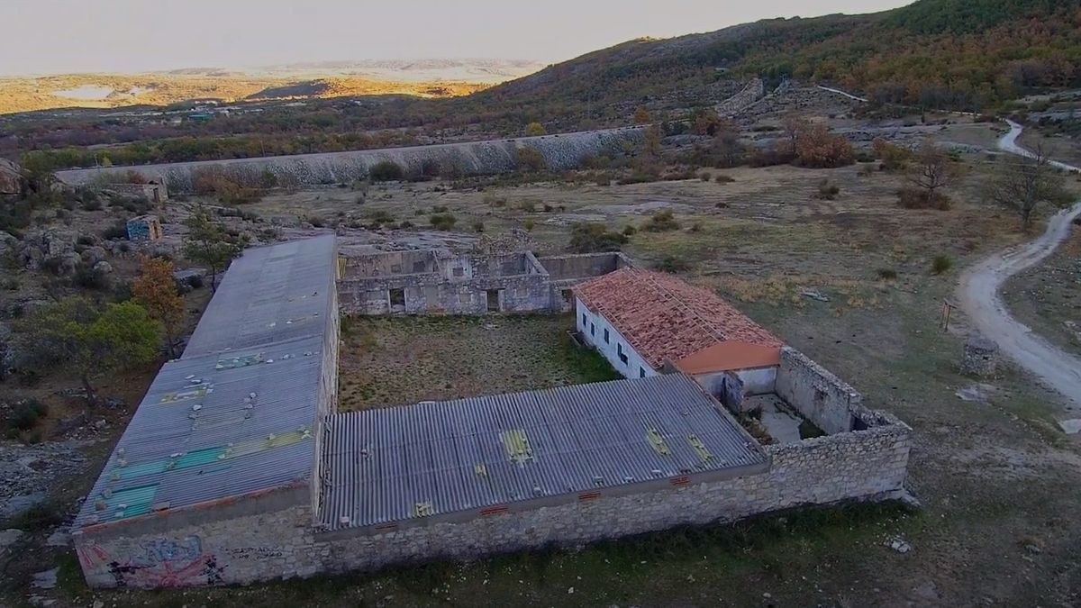 Los Barracones de Bustarviejo. Vista aérea.