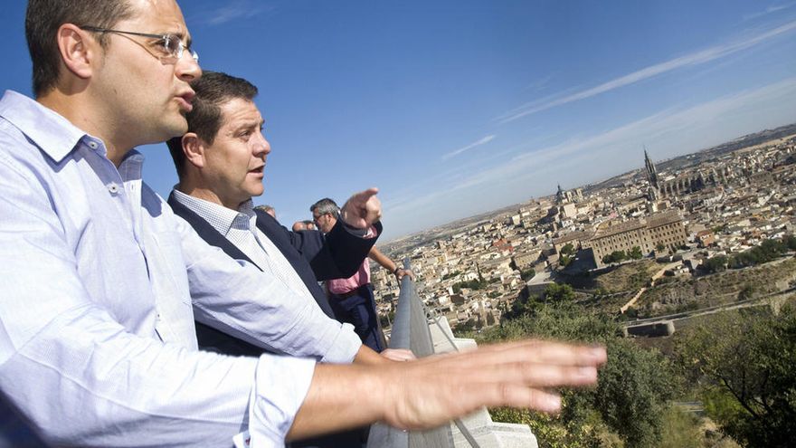 César Luena y Emiliano García-Page, este 21 de agosto en Toledo.