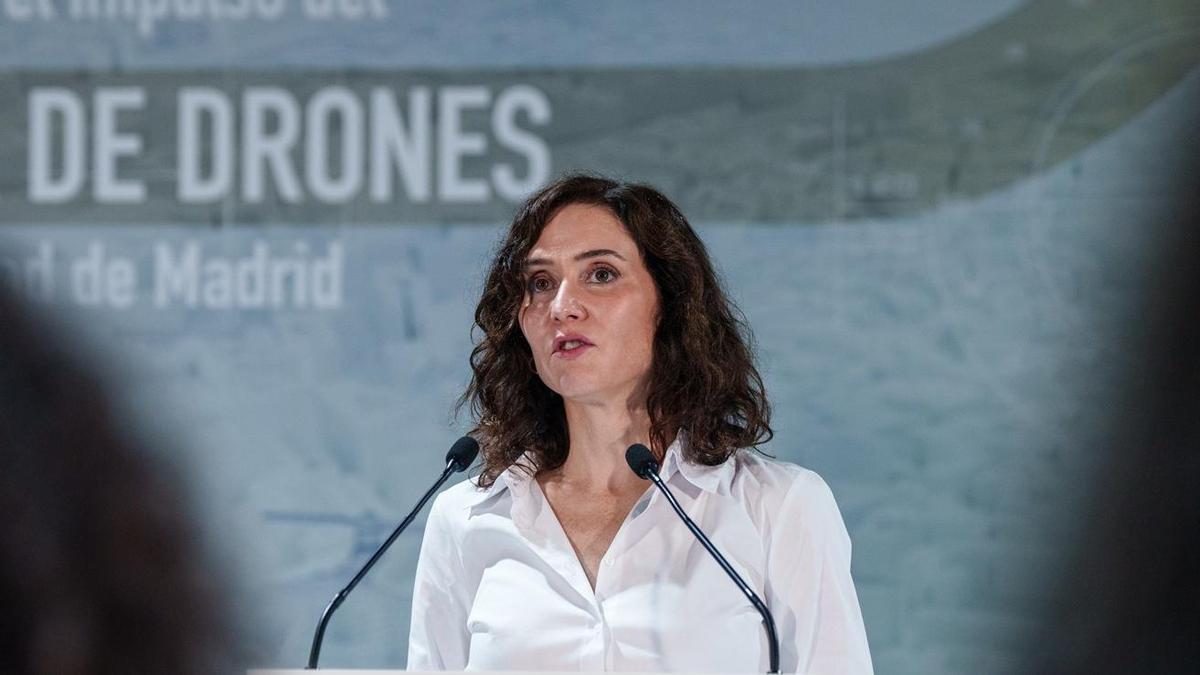 La presidenta de la Comunidad de Madrid, Isabel Díaz Ayuso.