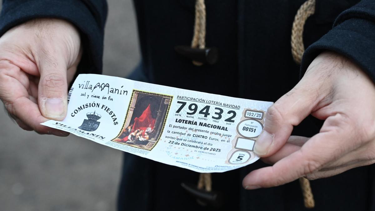 Comisión de fiestas de Villamanín (León) vendió más papeletas del 'Gordo' de las compradas