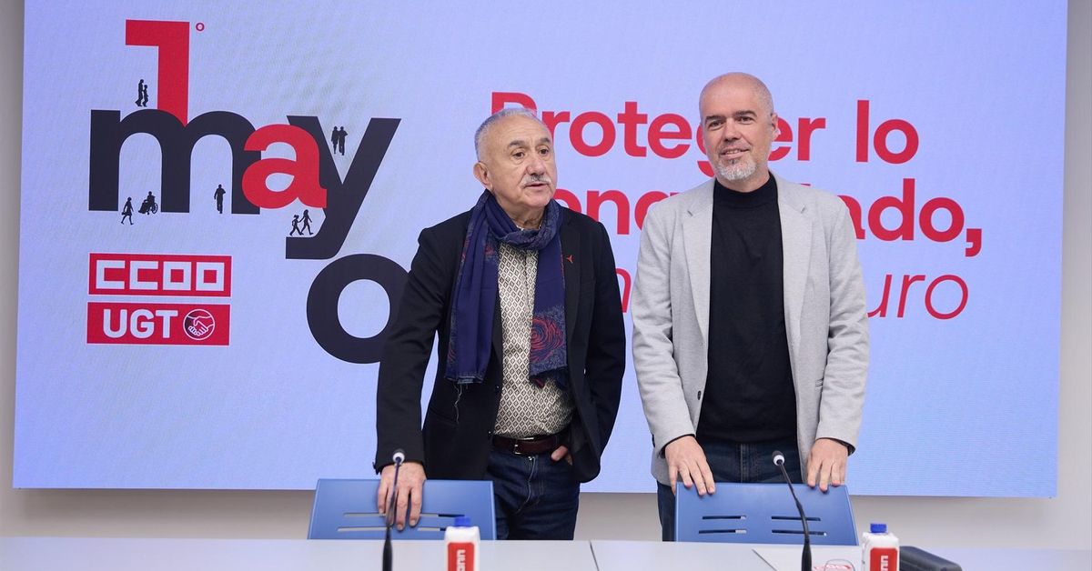 CCOO y UGT llaman a luchar el 1º de Mayo para reducir la jornada y ...