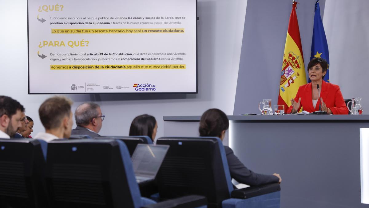 El Gobierno incorpora al parque público más de 40.000 viviendas y 2.400 terrenos de Sareb