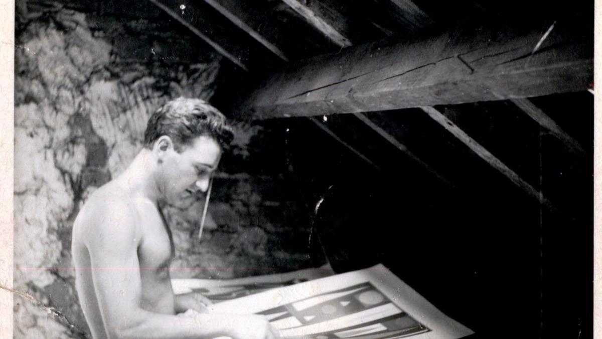 Abel Martin trabajando