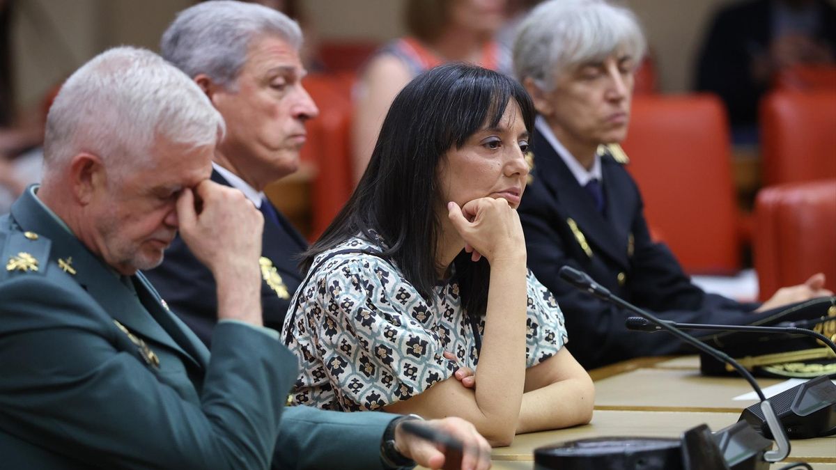 La directora general de la Guardia Civil, Mercedes González Fernández, en la Sala Constitucional del Congreso de los Diputados, a 26 de junio de 2026, en Madrid (España).