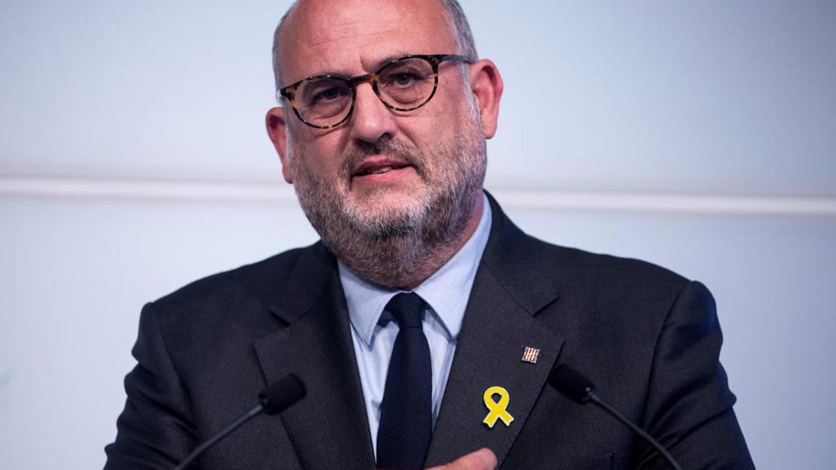 El portavoz adjunto del grupo parlamentario de Junts per Catalunya, Eduard Pujol.