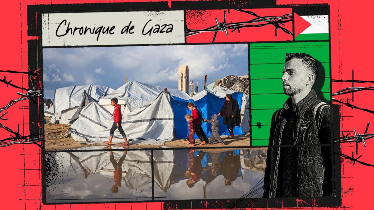 Ilustración de Mediapart para las crónicas desde Gaza