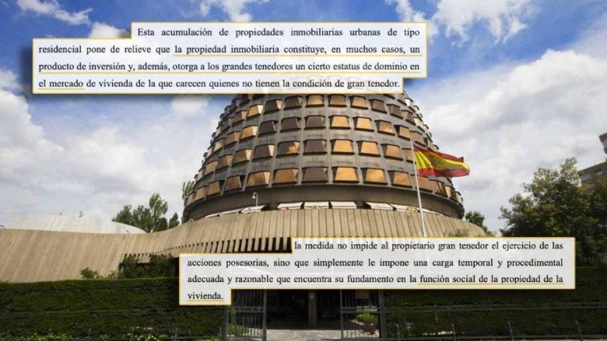 El Constitucional avala limitar la propiedad privada en vivienda por su “función social” frente al criterio de la Xunta
