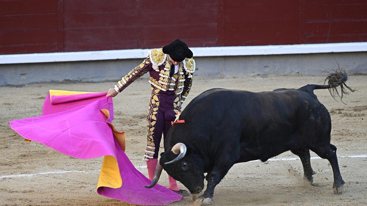 Imagen de archivo de una corrida de toros.
