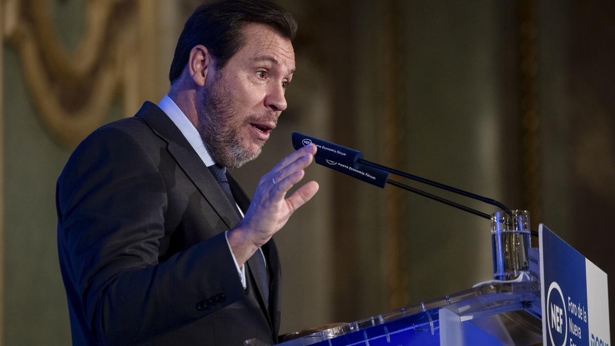 El ministro de Transportes, Óscar Puente.