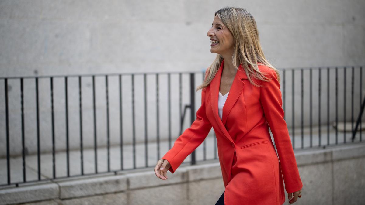 La vicepresidenta segunda y ministra de Empleo y Economía Social, Yolanda Díaz, en una imagen de archivo.