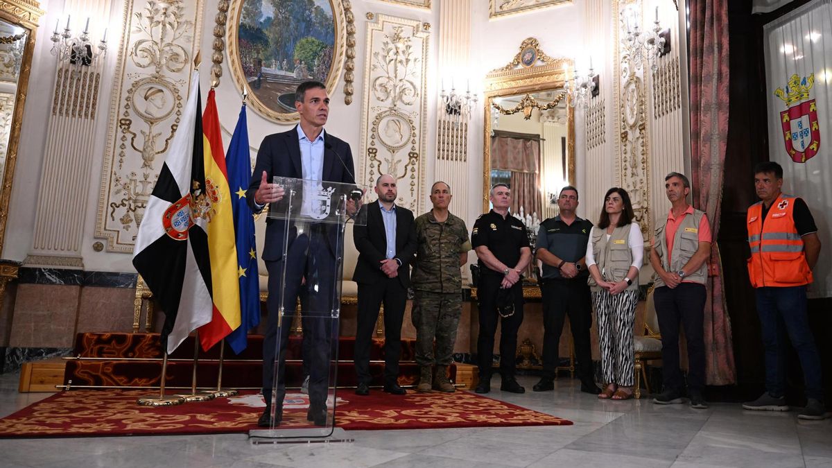 El presidente del Gobierno, Pedro Sánchez, en Ceuta, a 31 de julio de 2026.