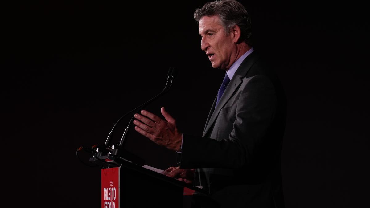El líder del PP, Alberto Núñez Feijóo, clausura el foro Taleñto España.