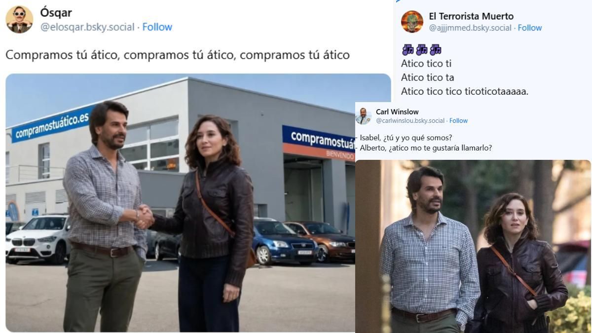 Memes sobre el nuevo ático de Ayuso.