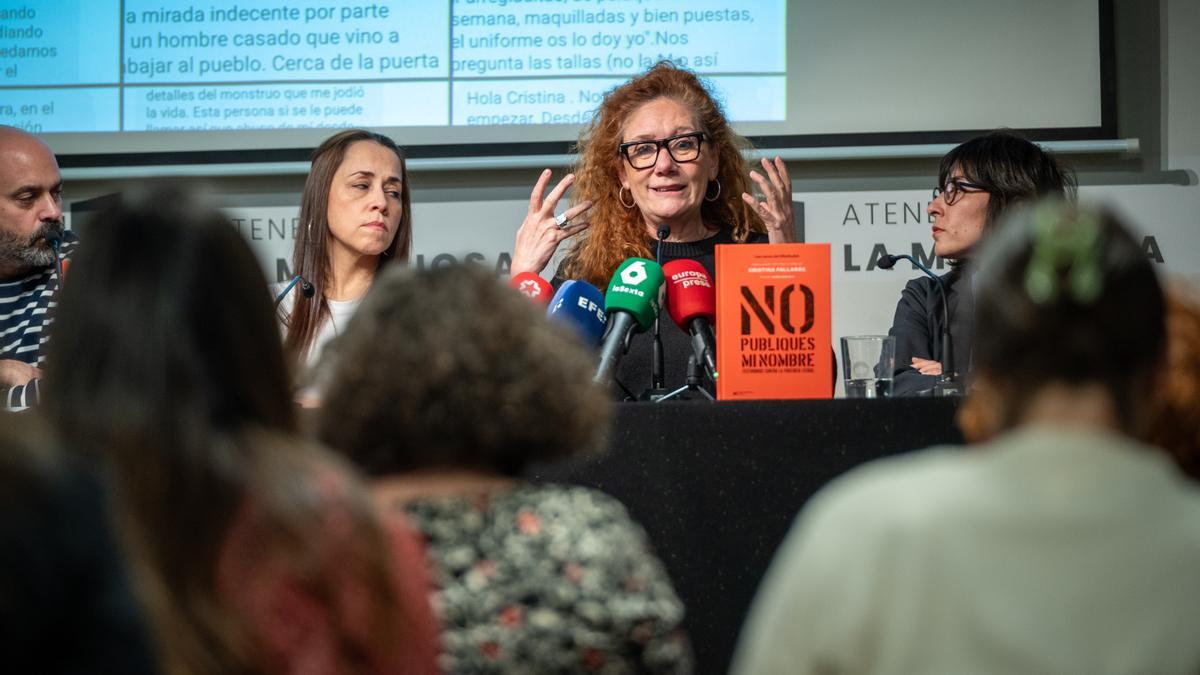 Presentación del libro 'No publiques mi nombre' de Cristina Fallarás.