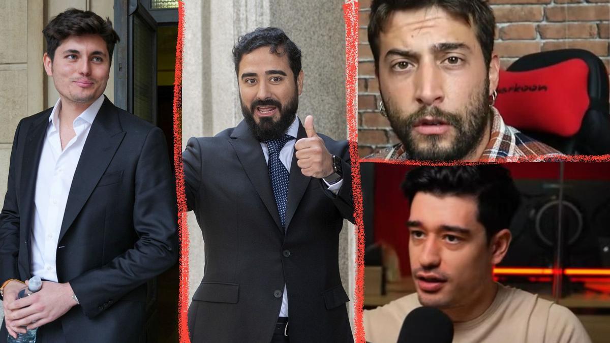 Vito Quiles, Alvise Pérez, Roma Gallardo y Wall Street Wolverine