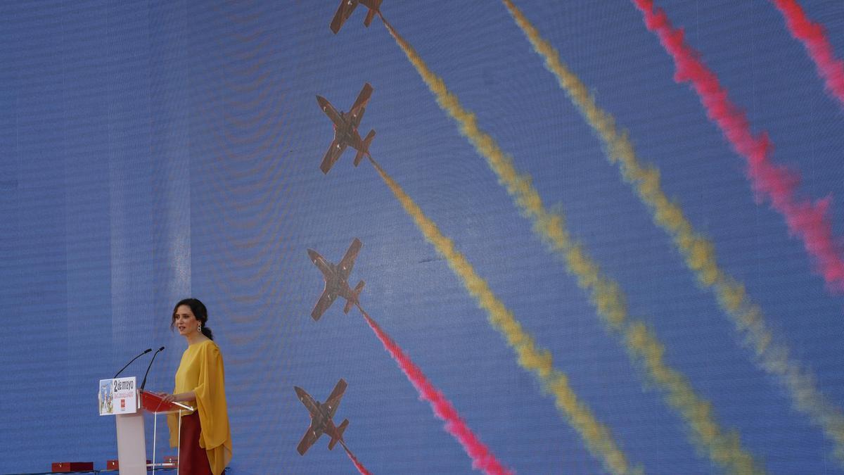 El Dos de Mayo plasma (incluido un apagón en Sol) la ruptura entre los gobiernos de Ayuso y Sánchez