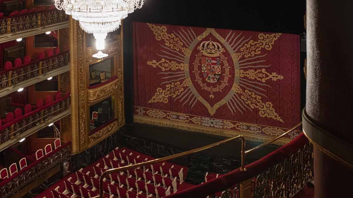 Sala principal del Teatro Español de Madrid.