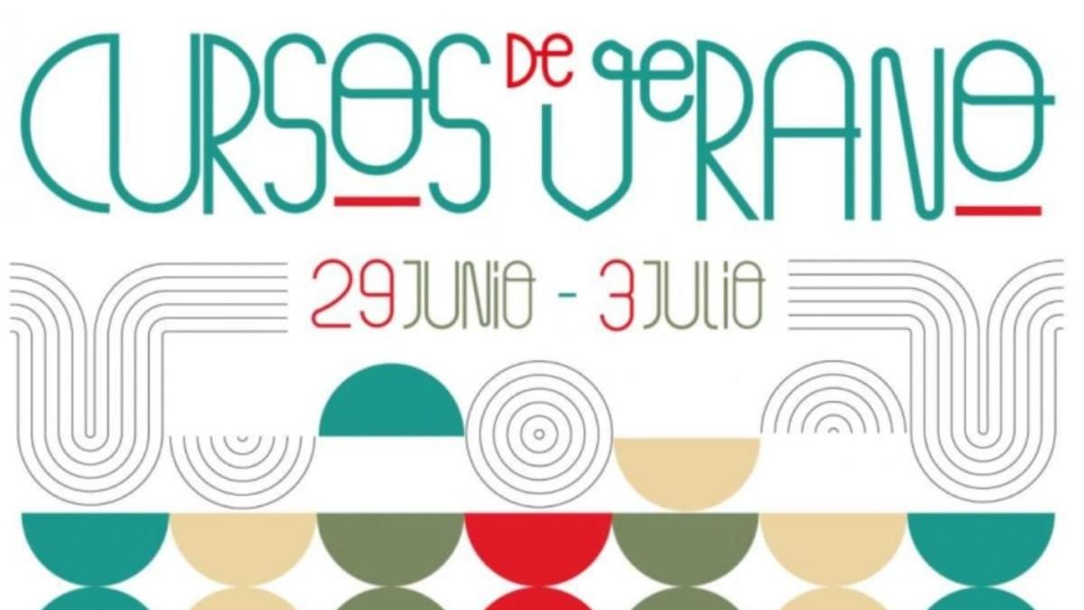 Cartela de los cursos de verano de la URJC en Aranjuez