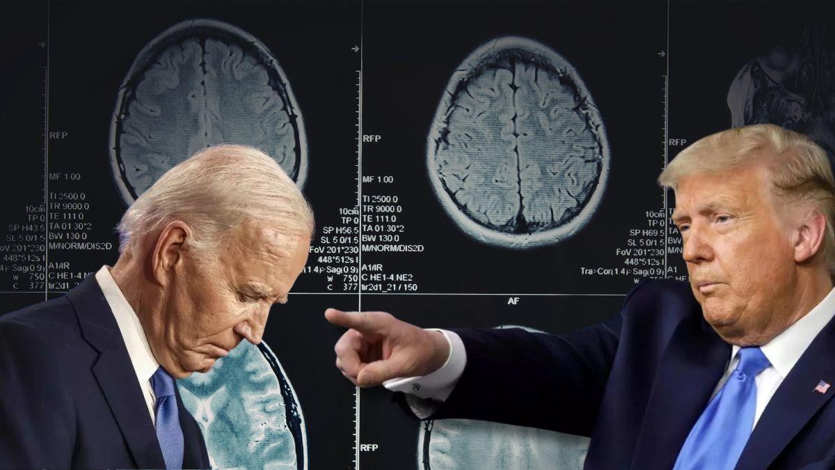 El comportamiento de Trump comienza a suscitar teorías sobre su supuesto deterioro cognitivo, como ya ocurrió con Biden.