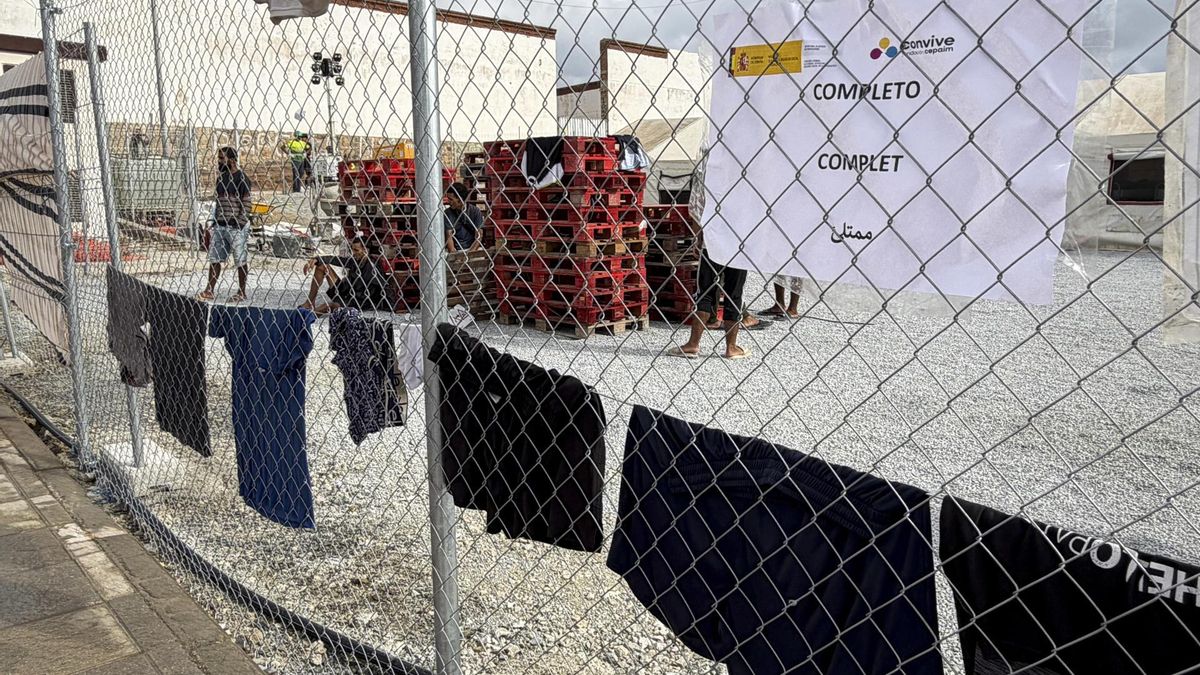 La Audiencia frena el campamento del puerto de Ceuta hasta estudiar la orden del Gobierno