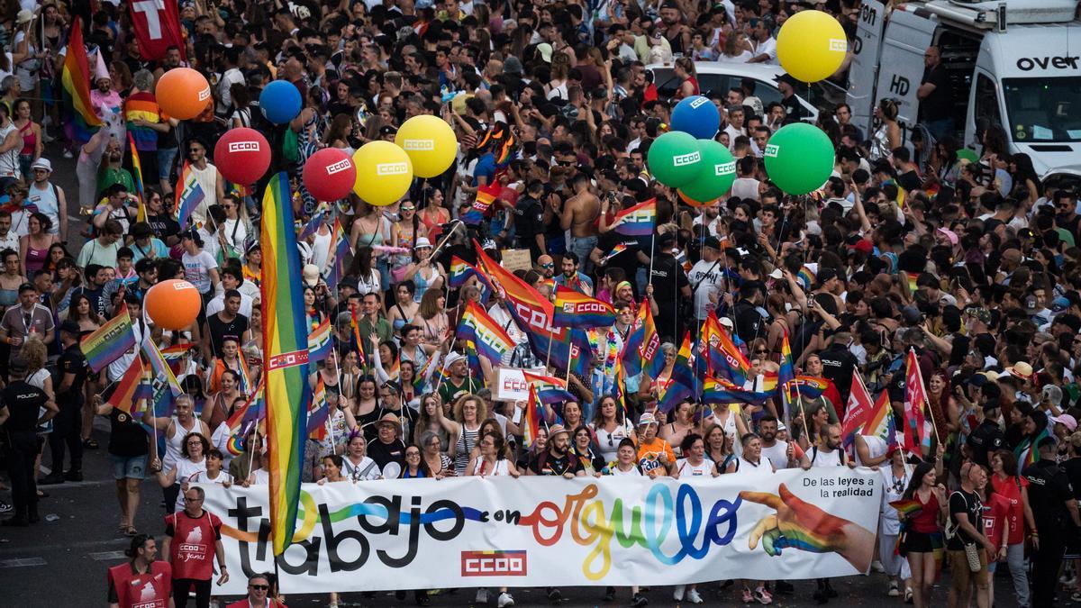 Cerca de 1,5 millones de asistentes en un Orgullo con el doble de presencia policial