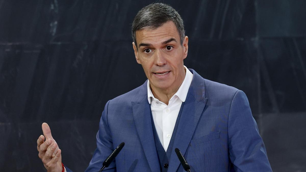 Pedro Sánchez, en un acto sobre deportes.